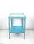 A sweetly refurbished side table in great condition, featuring a removable glass top and endless uses. We can picture it...