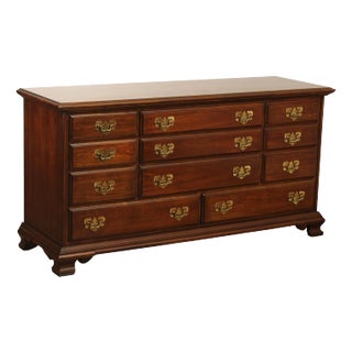 Harden Chippendale Style Cherry Long Dresser For Sale