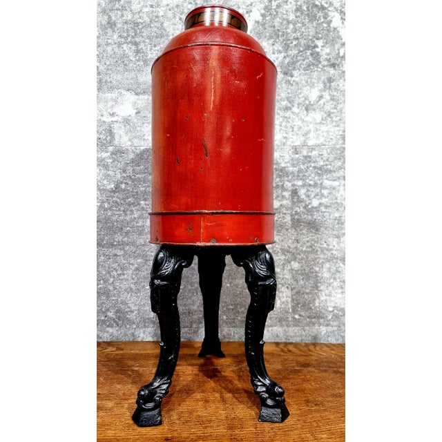 Vintage Cast Iron Decorative Syrup Dispenser, 1890s For Sale - Image 10 of 14