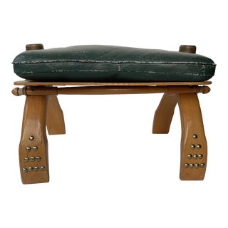 Mid 20th Century Global Camel Saddle Footstool For Sale