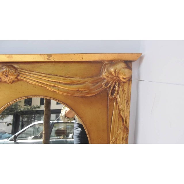 Midcentury Italian Triple Landscape Mirror For Sale - Image 4 of 11