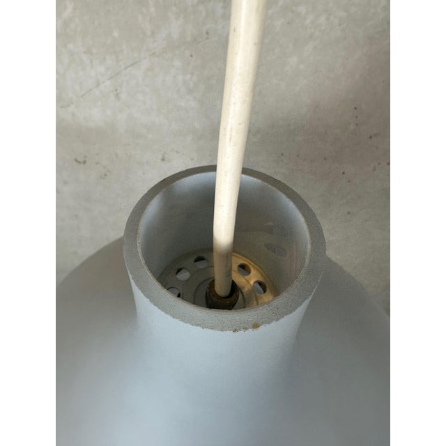 Vintage Opaline Pendant Lamps, 1970s, Set of 2 For Sale - Image 6 of 10