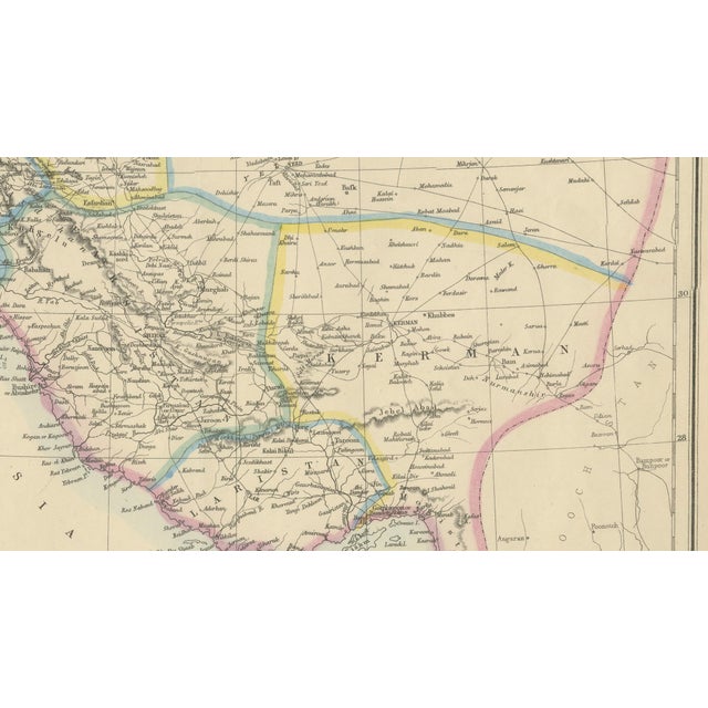 Mid 19th Century Antique Map by Edward Weller, 1863 For Sale - Image 5 of 9