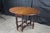 Antique William & Mary Style Oak Oval Drop Leaf Gateleg Side Table For Sale - Image 6 of 12