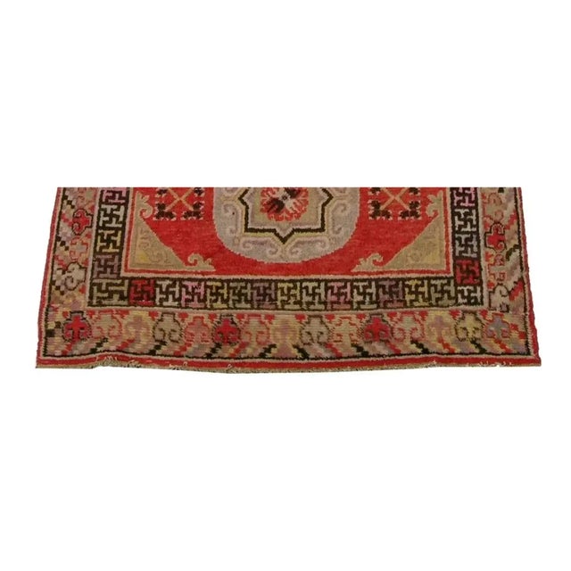 Antique Samarkand Tribe Rug 7'5'' X 4'1'' For Sale - Image 4 of 4