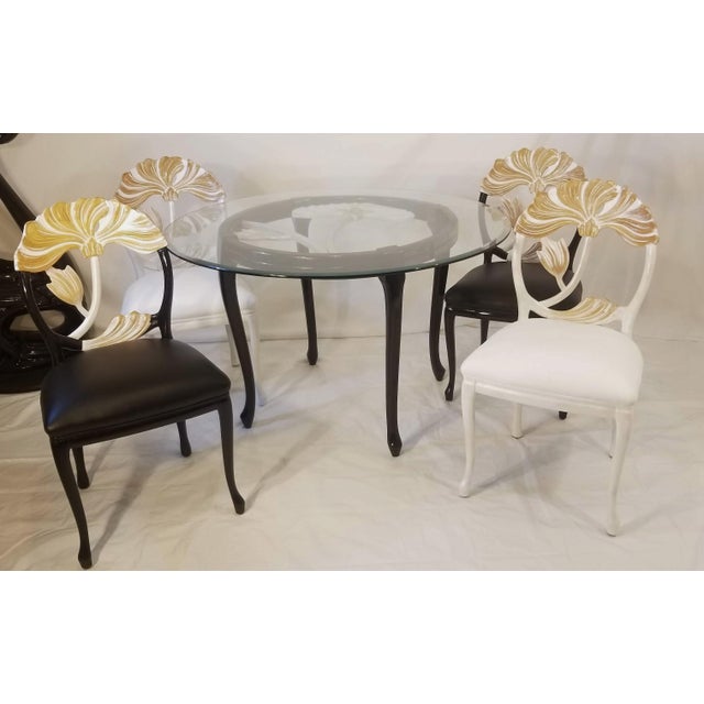 White Final Clearance 2025 Garden Botanical Sculpture Italian Dining Set 2Oth Century For Sale - Image 8 of 18