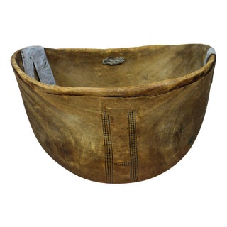 Turkana Bowl in Wood For Sale