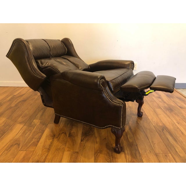 Bradington Young Presidential Reclining Wing Chair Chairish