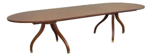Ralph Lauren Traditional Double Pedestal Dining Table