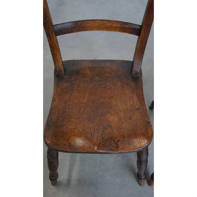 Antique English Oxford Dining Chairs, Set of 12 For Sale - Image 6 of 15
