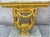 Wood Swedish Gustavian Giltwood Console Table With Lyre and Marble Top For Sale - Image 7 of 10