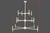 Bourgeois Boheme Atelier Bourgeois Boheme Atelier 12 Arm Plaster of Paris Chandelier, Avron Chandelier For Sale - Image 4 of 10