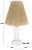 2020s Andez Table Lamp in White Marble with Sisal Shade For Sale - Image 5 of 5