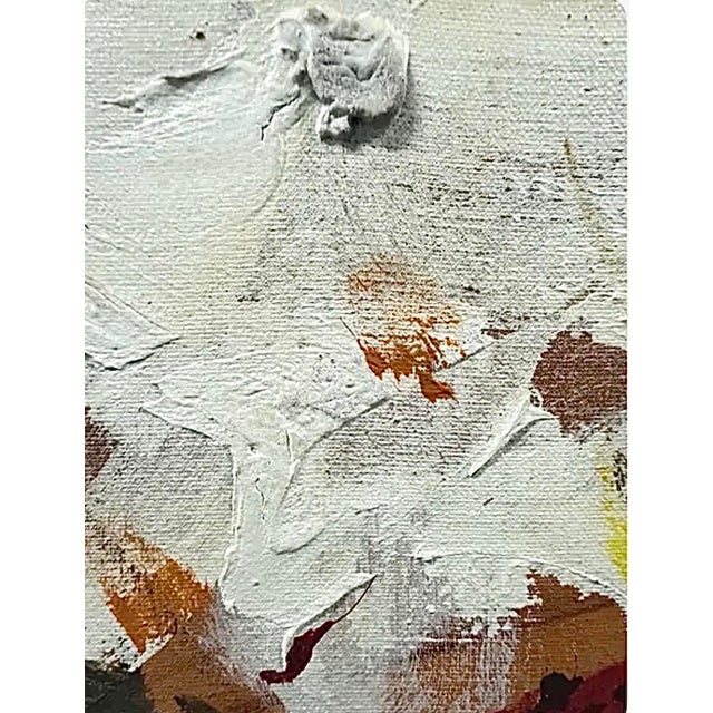 Vintage Vbrant Rare Lee Reynolds Monumental Abstract Impressionist Impasto Floral Oil Painting Signed Framed For Sale - Image 11 of 12
