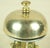 A very unusual English brass desk bell dating from the late 19th century. Most desk bells are rung either by depressing a...