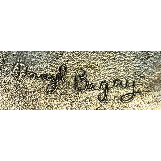 Silver Darryl Begay Monumental Belt Buckle For Sale - Image 8 of 10