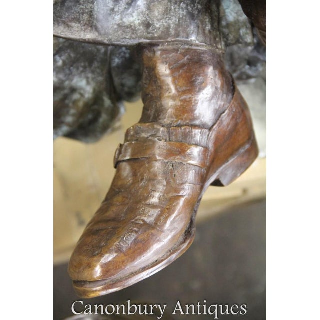 1930s Lifesize Oxford University Student, 1930s, Bronze Casting For Sale - Image 5 of 18