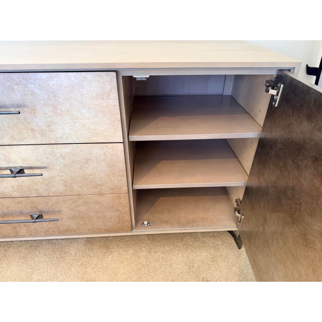 Caracole Caracole Foiled Designer Buffet Server Bar Sideboard For Sale - Image 4 of 8