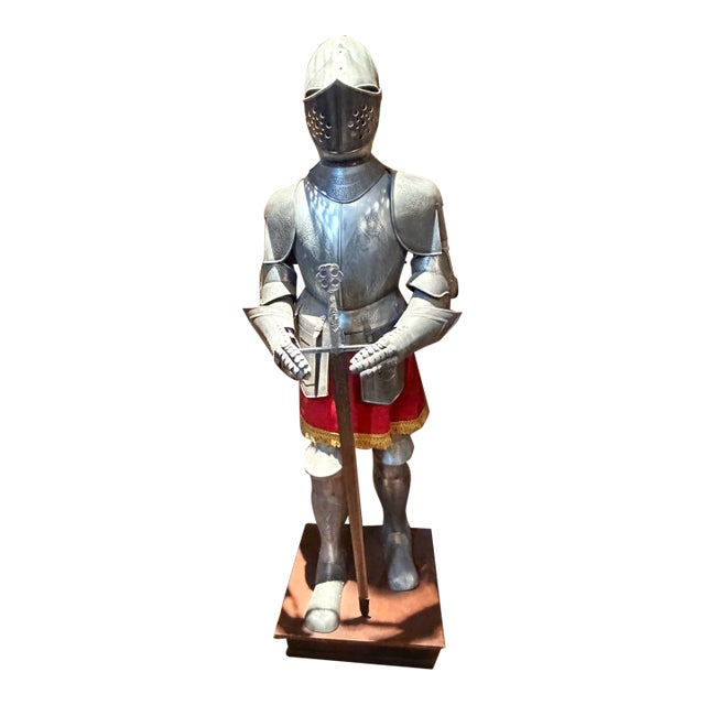 15th Century Renaissance Suit of Armour and Sword (Decorative Replica) For Sale