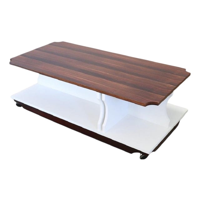 Two Colors Coffee Table, 1970s For Sale