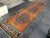 Art Deco 1960s Turkish Orange Handknotted Runner Rug For Sale - Image 3 of 10