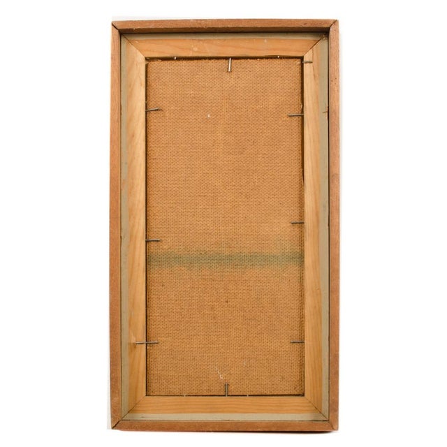 Sienna 1960s Abstract in Earth Tones by Hans Kline (Canadian, 1924-1994). For Sale - Image 8 of 8