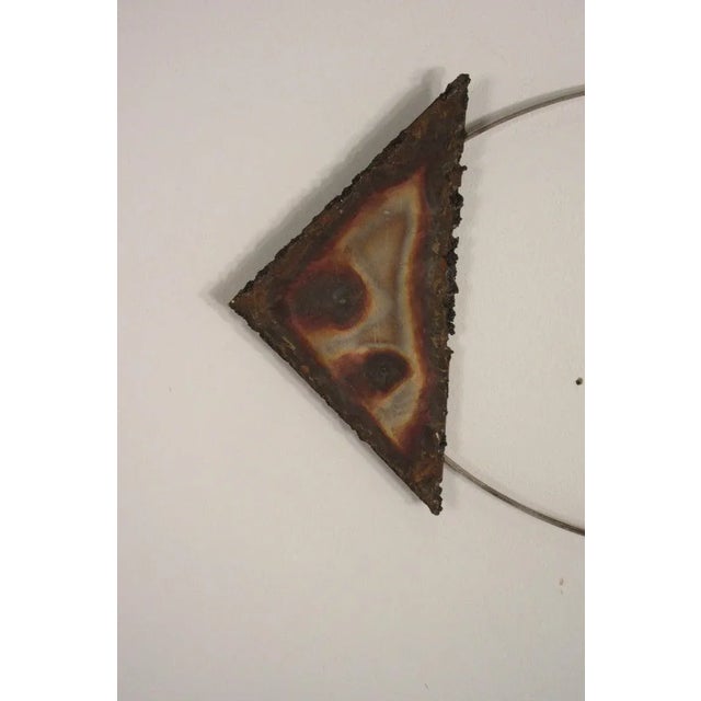 1970s Metal Fish Wall Sculpture For Sale - Image 4 of 11