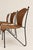 Mid-Century Wicker and Iron Dining Chairs attributed to Frederic Weinberg, 1950s, Set of 6 For Sale - Image 6 of 10