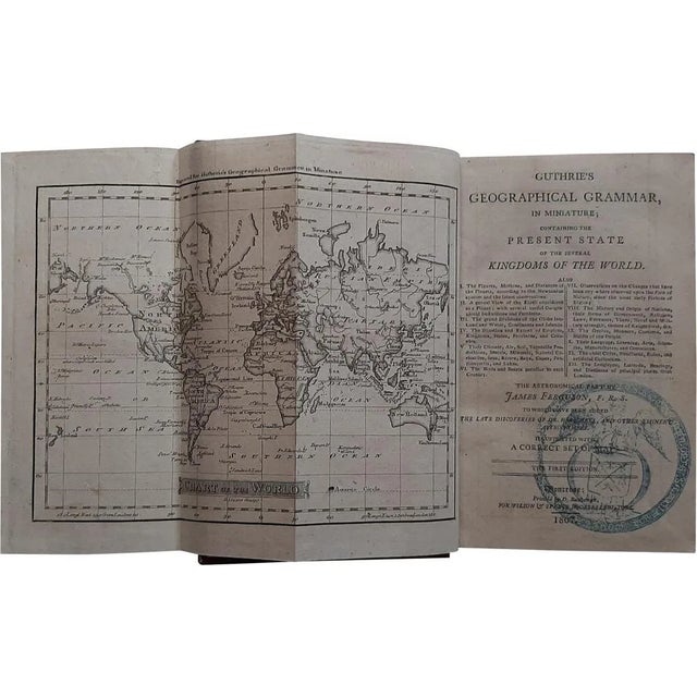 First Edition Guthries Geographical Grammmar in Miniature, 1807 For Sale