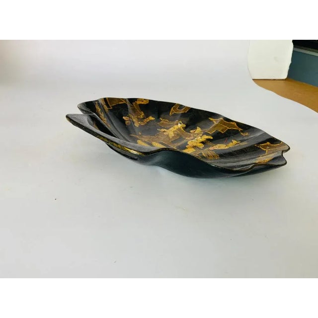 French Napoleon III Bow Vide Poche, 1800s For Sale - Image 9 of 11