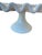 White Vintage Fenton Milk Glass Hobnail Pedestal Cake Stand For Sale - Image 8 of 9