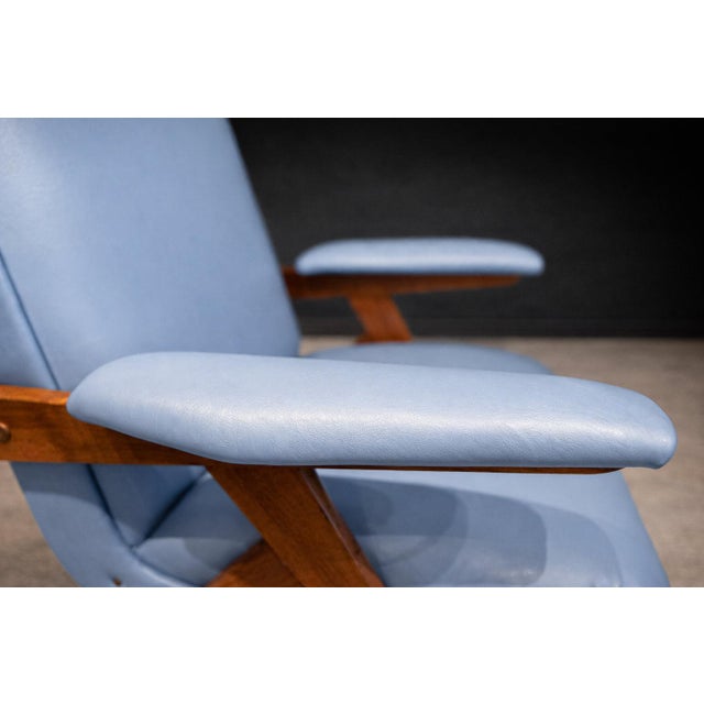 Lavender José Zanine Caldas “Z” Armchair in Pau Marfim and Upholstery, 1950s - Lot 334A For Sale - Image 8 of 15