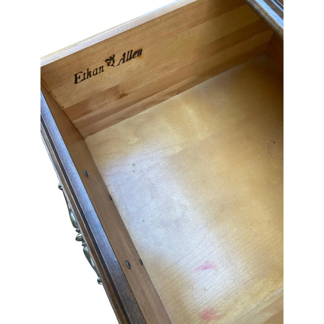 Item: Ethan Allen Georgian Court Side Table Style: Georgian Table Shape: Rectangle Brand: Ethan Allen Country of Origin:...