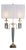 Collection Topazio Table Lamp in Metal and Crystal by Jago For Sale