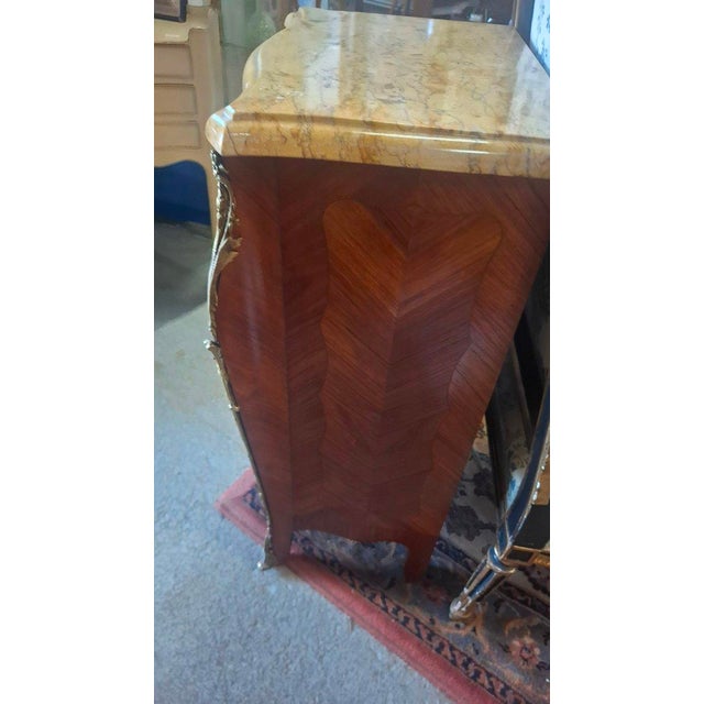Vintage Louis XV Style Chest of Drawers, 1960 For Sale - Image 4 of 8
