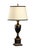 Hand painted 33h x 6w x 6d Shade Dimensions: top(12) bottom(16) side(11)