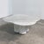 Contemporary Italian Scalloped Carrara Marble Coffee Table by Gae Aulenti, 1980s For Sale - Image 3 of 12