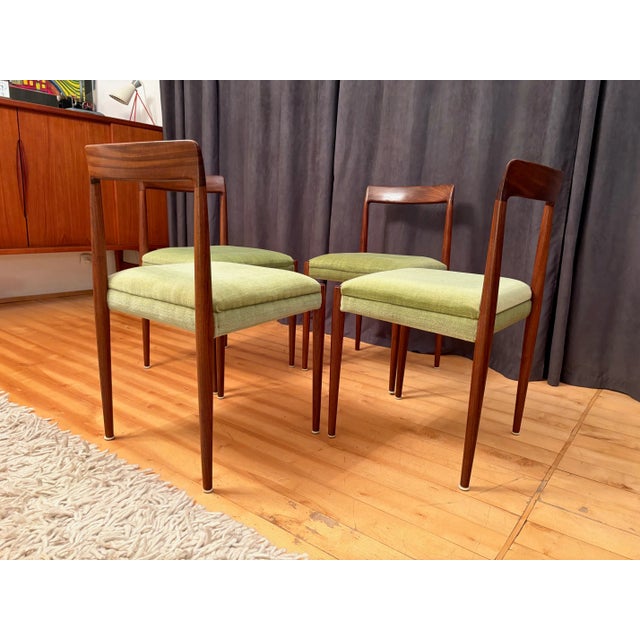 Wood Chairs from Lübke, Germany, 1960s, Set of 4 For Sale - Image 7 of 16