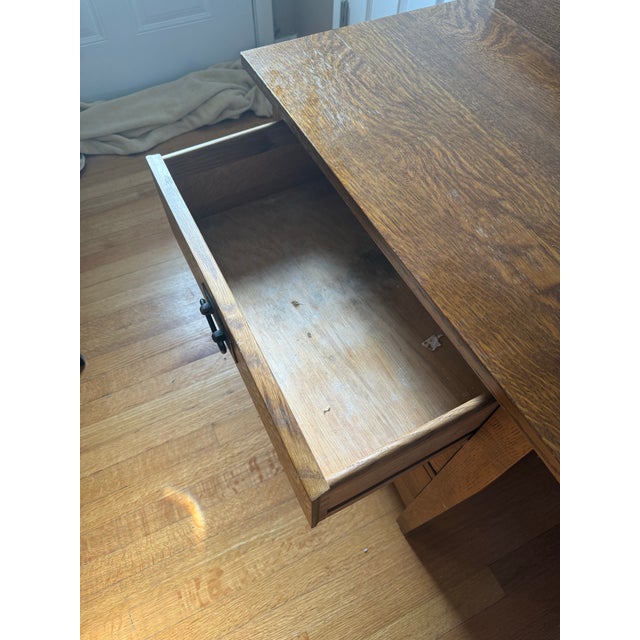 Pair of Stickley Mission Oak Side Tables For Sale - Image 9 of 12