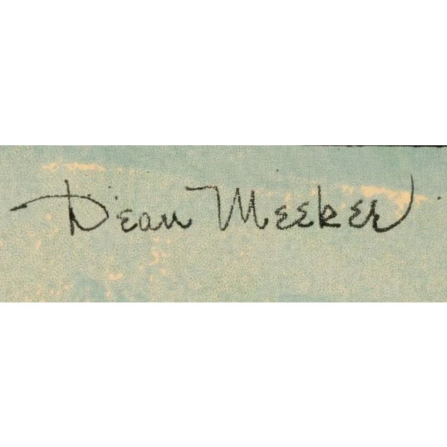Colorful Abstract Expressionist Print By Dean Meeker For Sale In Chicago - Image 6 of 7