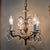 Brass 1960s Brass Pineapple Crystal Four-Light Chandelier For Sale - Image 8 of 17