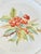 This exquisite antique plate features a beautifully detailed illustration of berries and leaves, accentuated by a delicate...