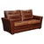 Vintage Brown Leather 2-to-3-Seater Sofa For Sale - Image 17 of 17