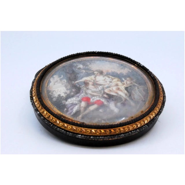 Tortoiseshell and Gold Jewelry Box For Sale - Image 5 of 10