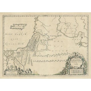 Antique Map of the Holy Land For Sale