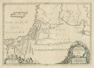 Antique Map of the Holy Land