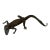 French Early 20th Century Bronze Crocodile Fountain Head Garden Outdoor Sculpture After Antoine-Louis Barye For Sale