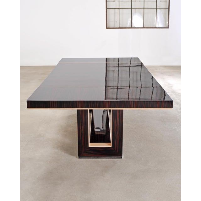 Dakota Jackson Macassar Ebony "Grand" Dining Table 11 Ft. For Sale - Image 9 of 18