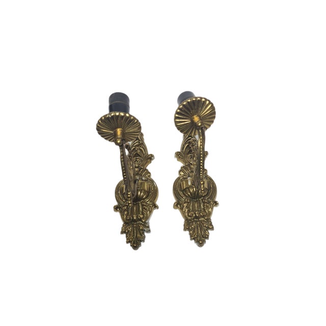 Rococo Rococco Style Sconces, Poland, 1970s, Set of 2 For Sale - Image 3 of 14