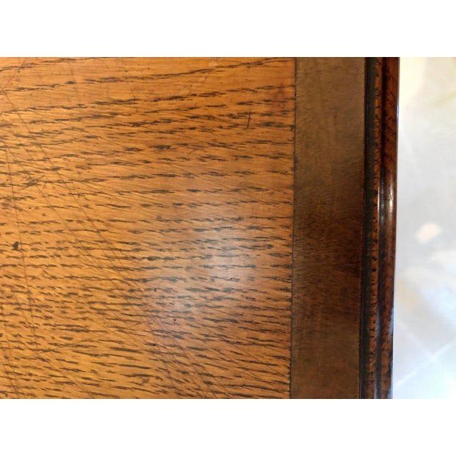 Antique George III Oak Lowboy For Sale - Image 4 of 10